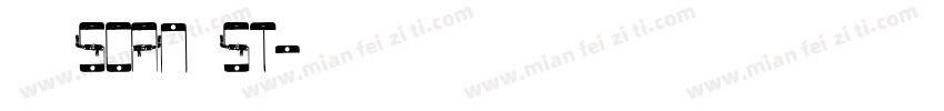 微信scan st字体转换